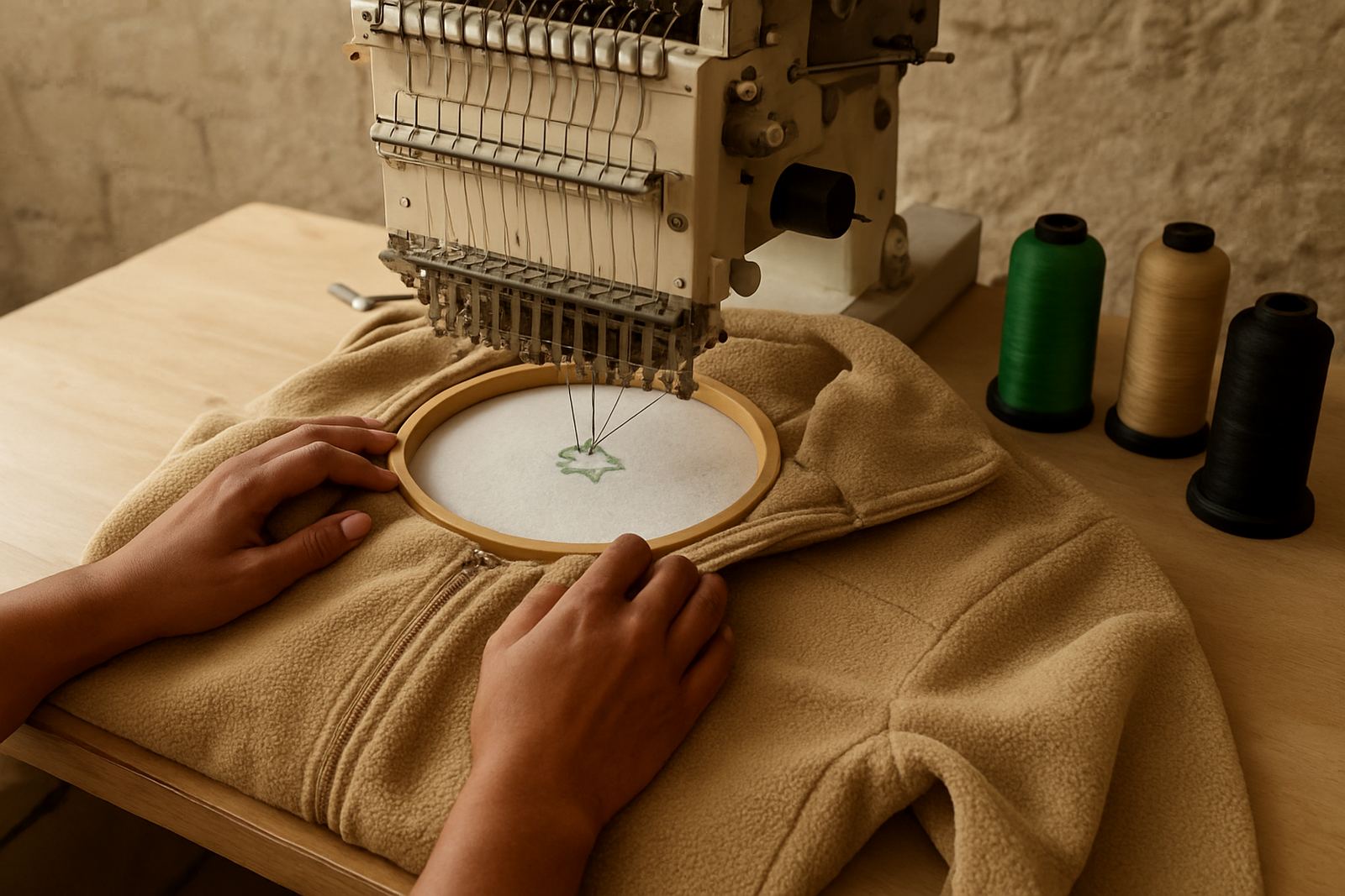 Embroidery On Fleeces