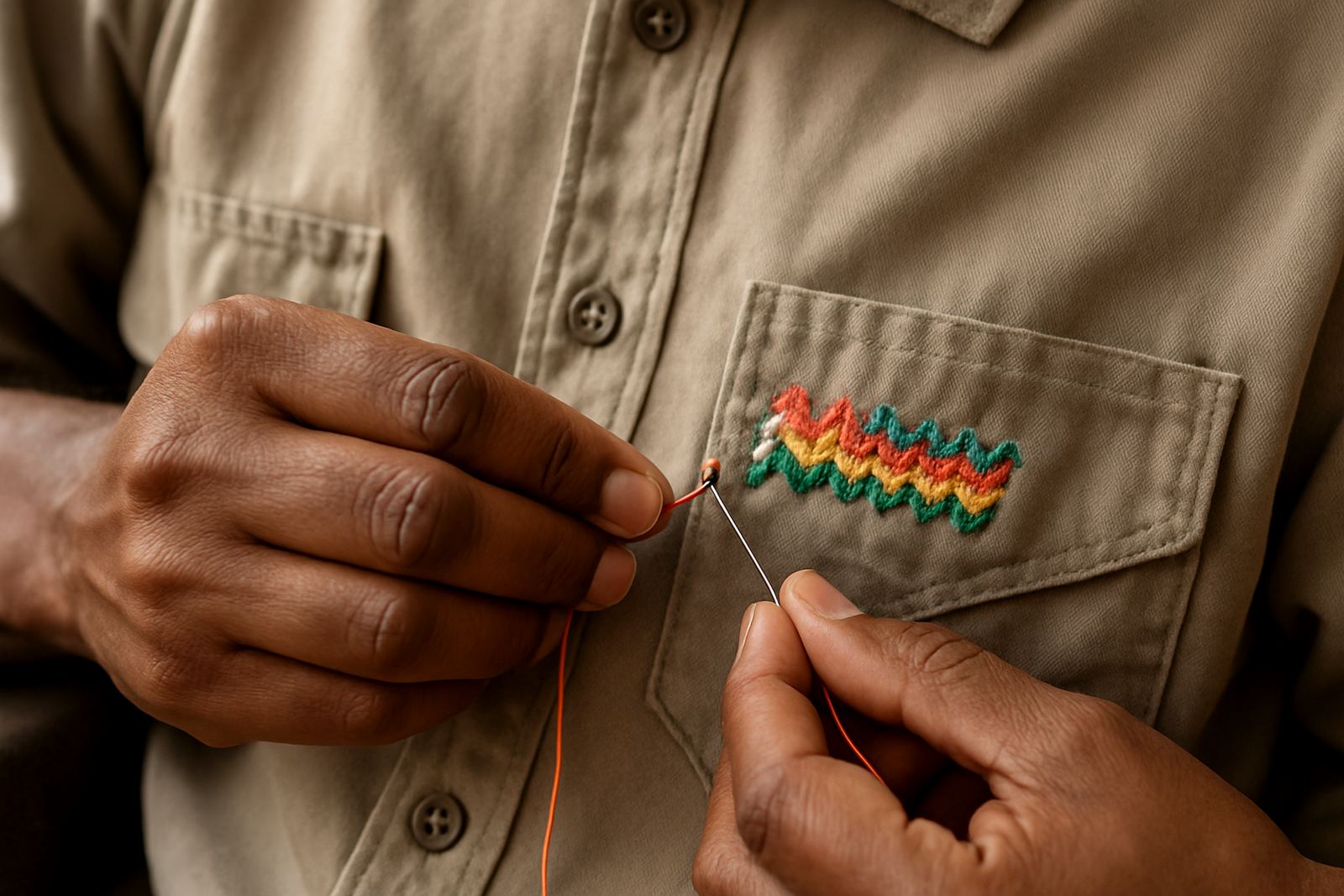 Staff Name Embroidery